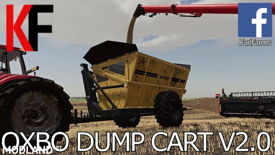 Oxbo High Tip Dump Cart