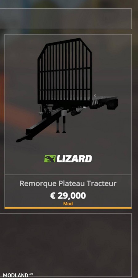 Remorque beta 4 essieux