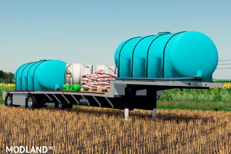 Wilson Step-Deck Fertilizer trailer