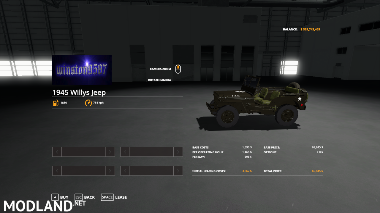 Fs19 Willys Jeep