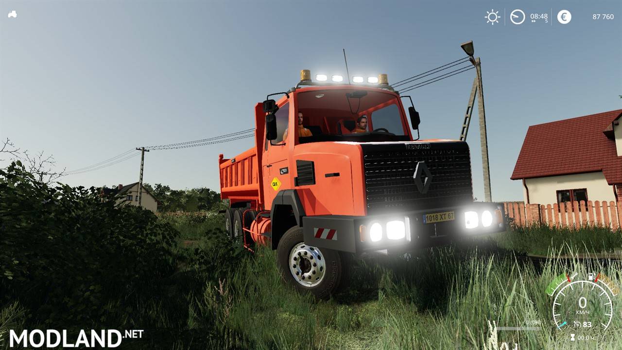 RENAULT C280 6x4 Benne COLAS