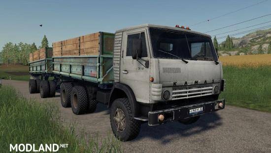 KAMAZ 5320 with trailer GBK-8551