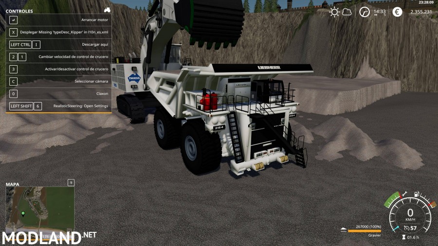 LIEBHERR T284 AND CATERPILLAR FS19