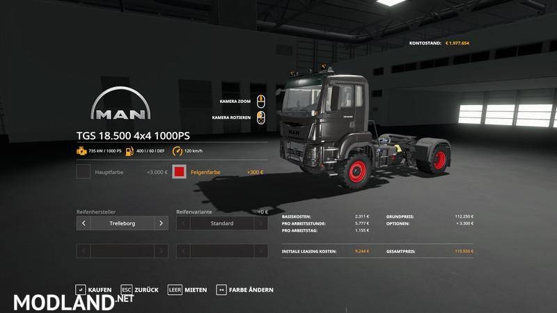 MAN TGS18500 - 1000PS