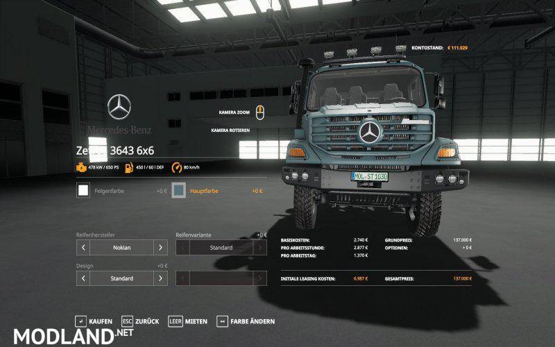 Mercedes Zetros 3643 6x6