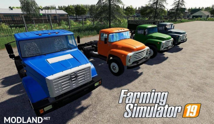 Pack Truck ZIL and trailers