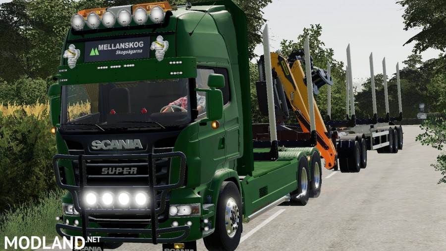 Scania r730 log truck