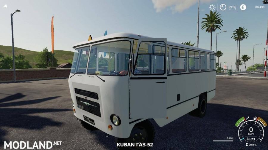 Bus Kuban for the map Village Yagodnoe