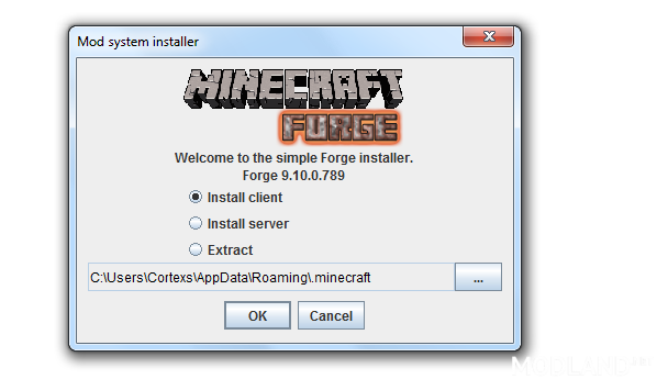 Minecraft Forge Installer v 1.6.4 Forge Installer