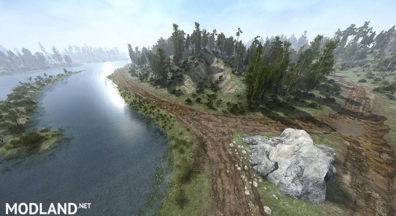 Map "Among the hills"