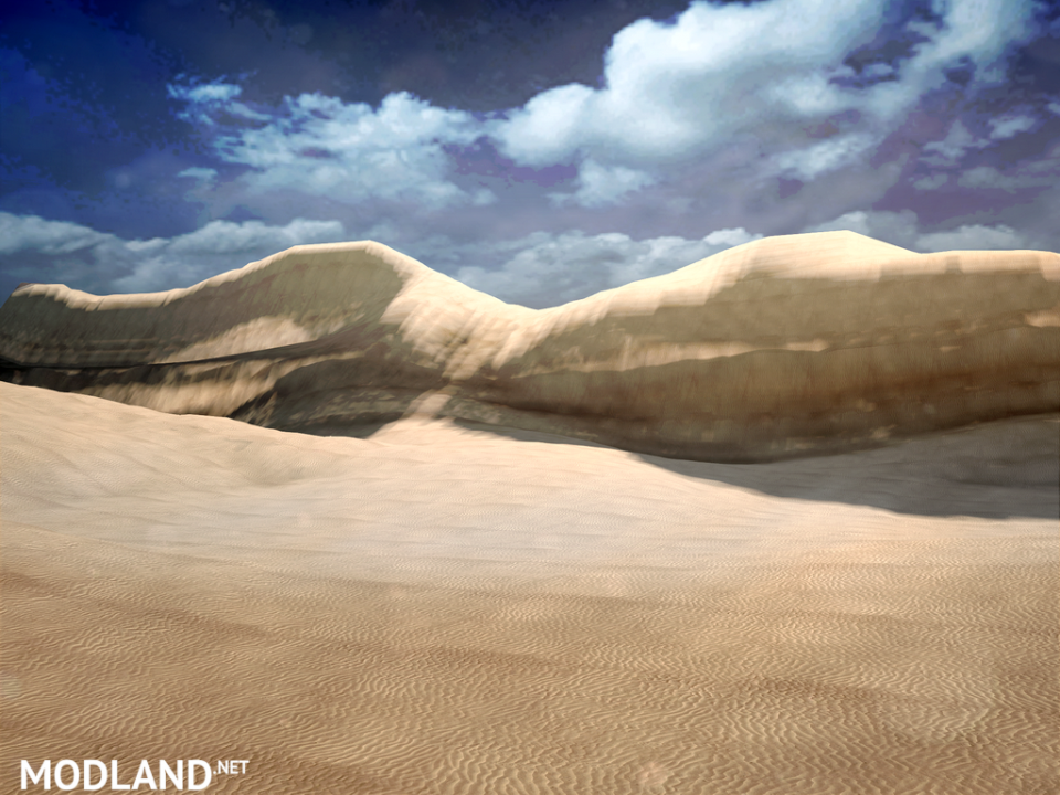 Map "Sand dunes trailing map"