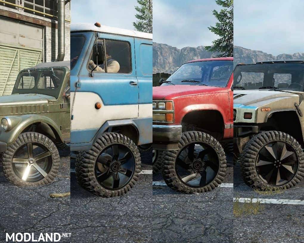 SR custom wheels 3.0 Mod - MudRunner