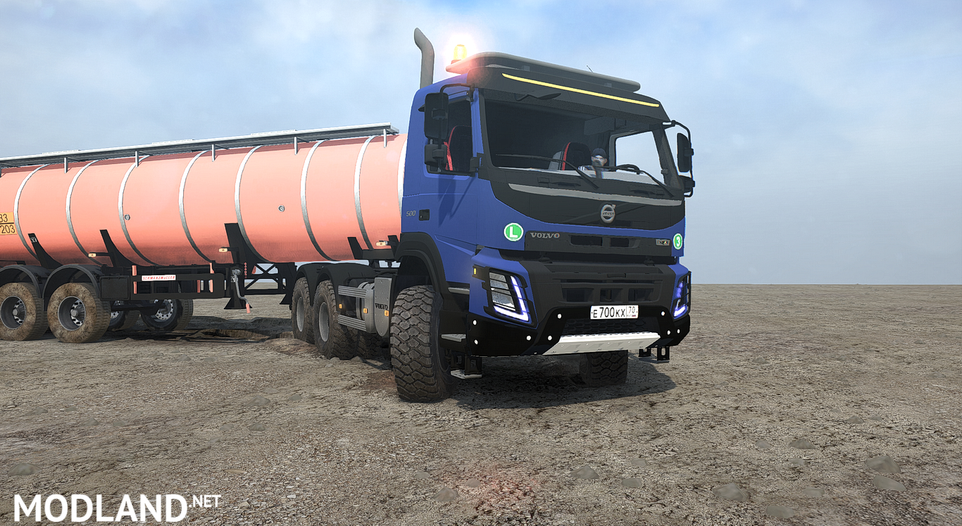 Volvo FMX 500 6x6 for Spin Tires