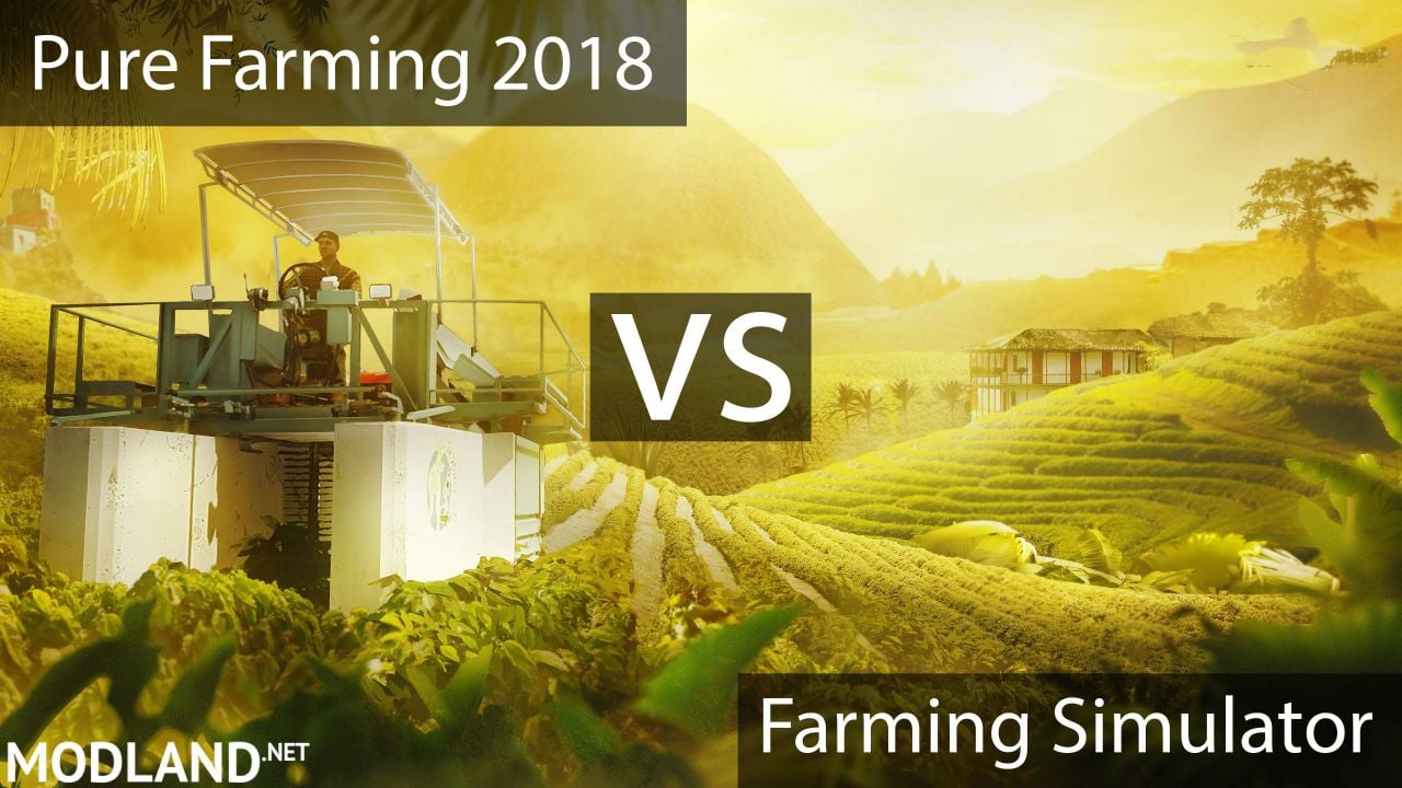 Pure Farming vs. Farming Simulator