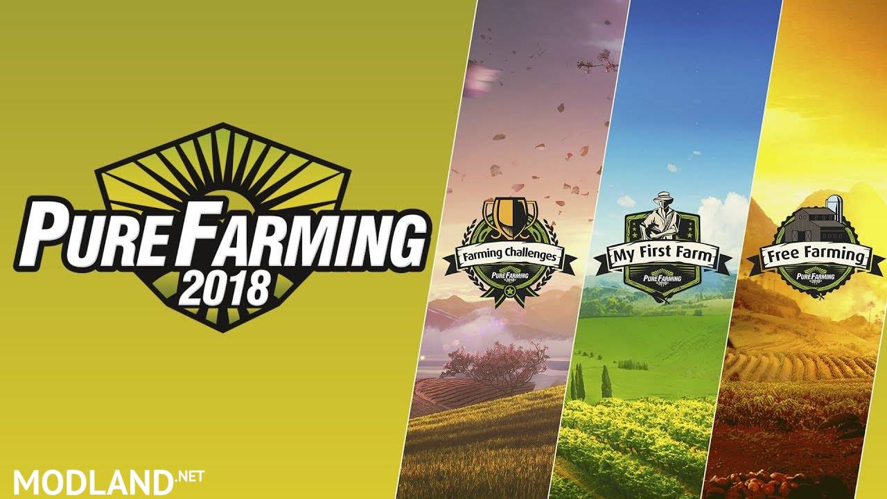 Three Game Modes in the Pure Farming 2018