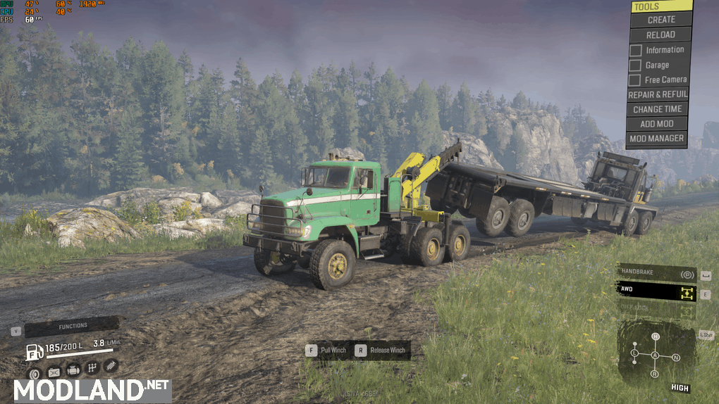 Freightliner M916a1 Tow Truck 2.4 Mod