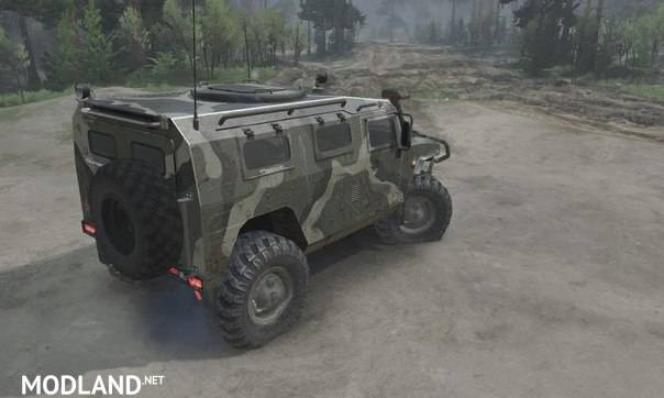 GAZ 2975 «TIGR» [UPDATE] 26.11.17 - SPINTIRES: MUDRUNNER