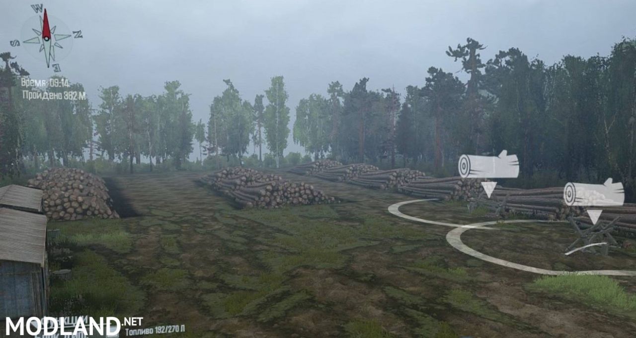 Forest 3 Map v1.0 - Spintires: MudRunner