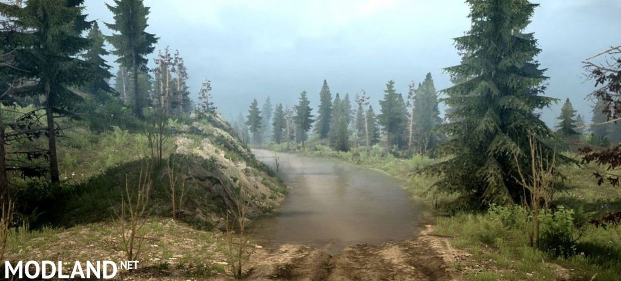 Forest roads 2 Map v1.1 - Spintires: MudRunner