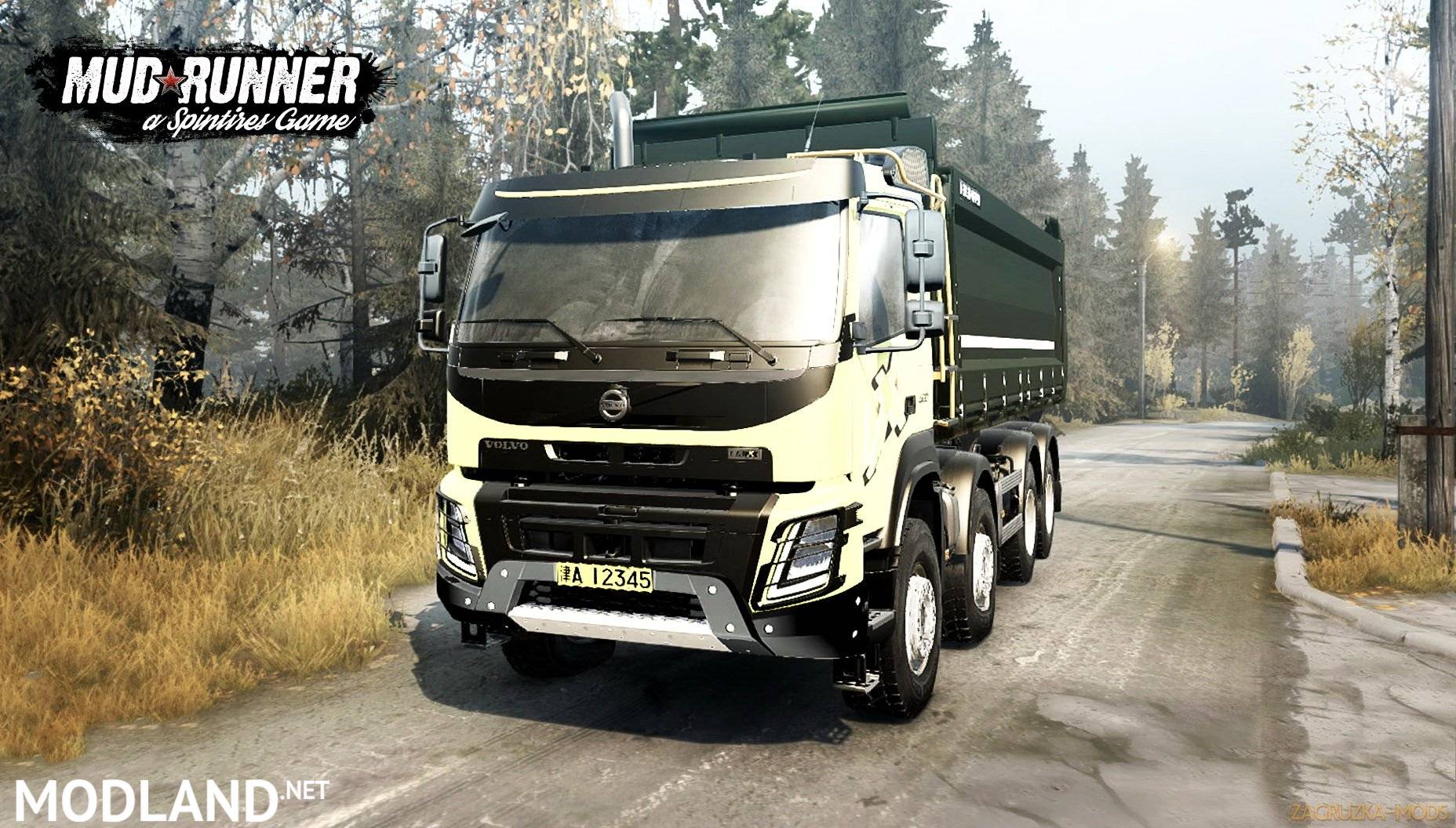 Volvo FMX 2014 Dump Truck v1.0 (v26.10.17) for Spin Tires: MudRunner -  Spintires