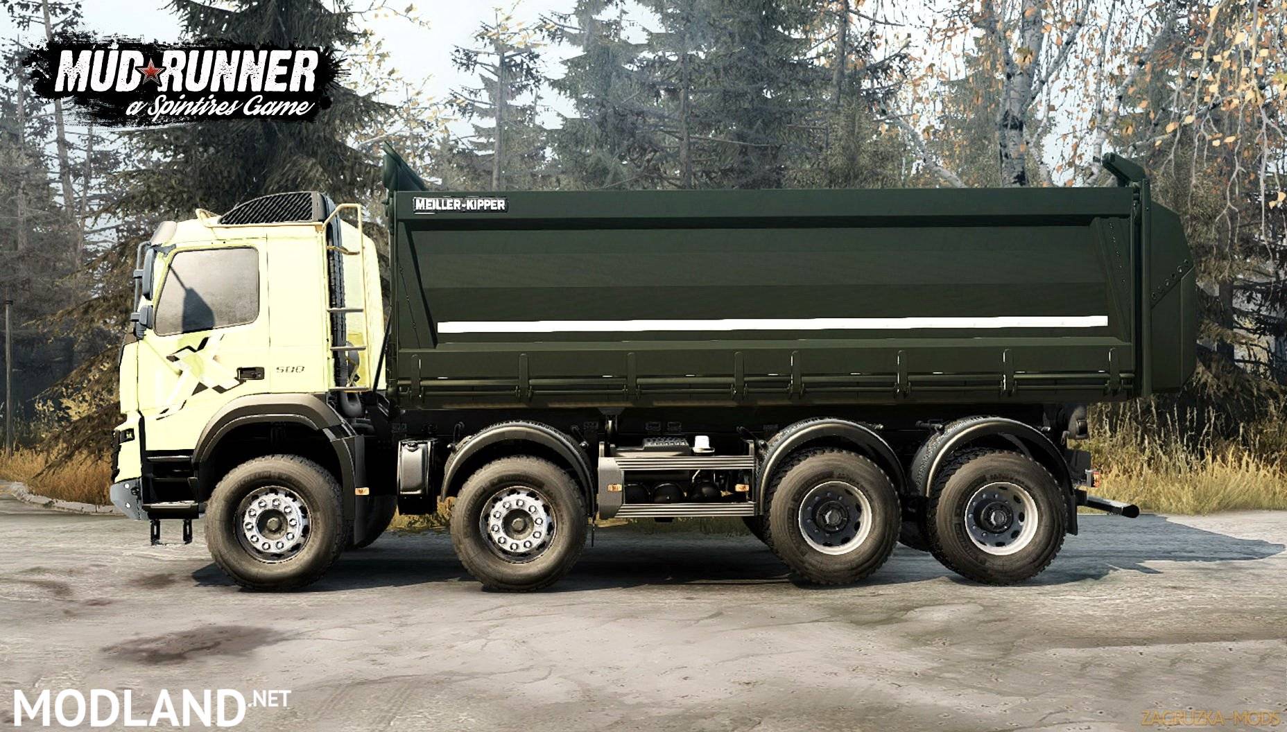 Volvo FMX 2014 Dump Truck v1.0 (v26.10.17) for Spin Tires: MudRunner -  Spintires