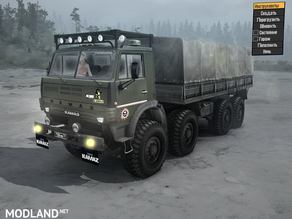 Mudrunner камаз 63501