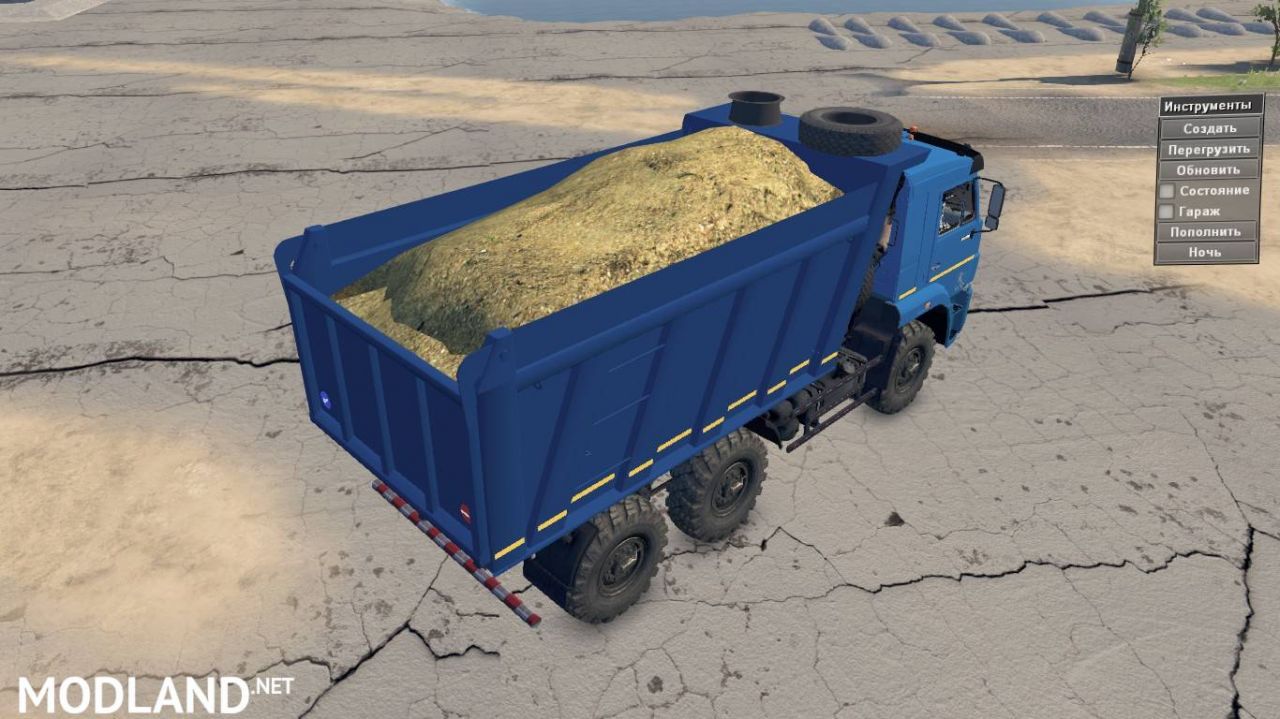 КАМАZ-6522 SV - SPIN TIRES