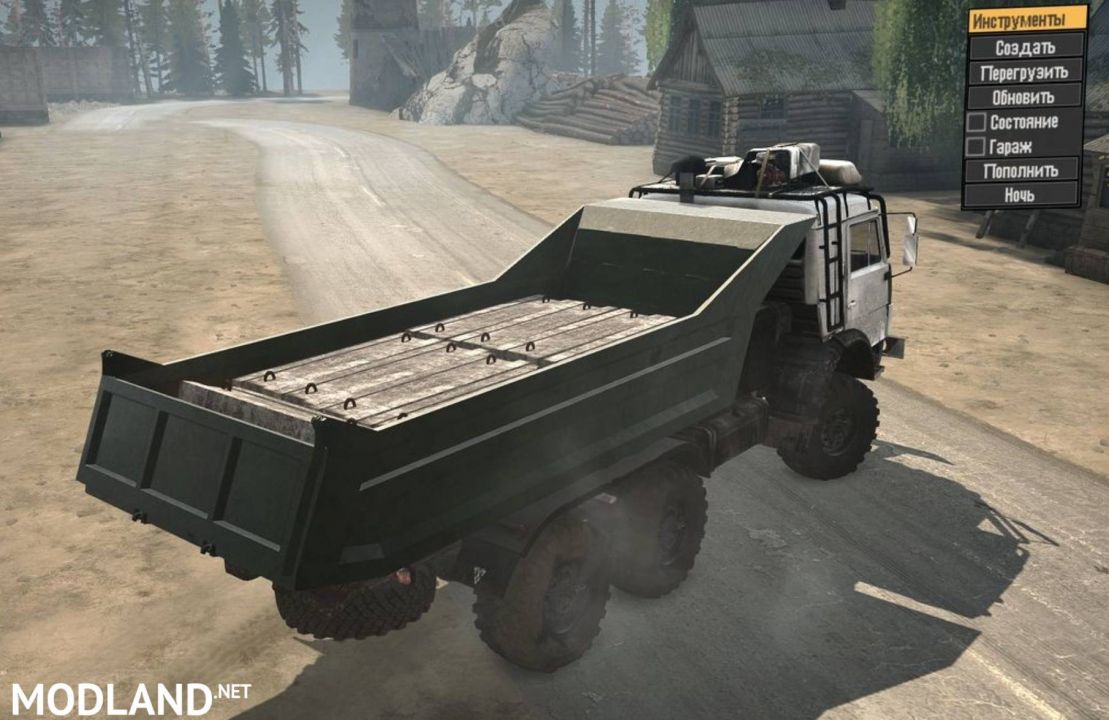 Kamaz-43114 Truck v16.11.17 - Spintires: MudRunner