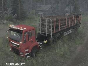 MAN TGS Truck v10.11.17 - Spintires: MudRunner