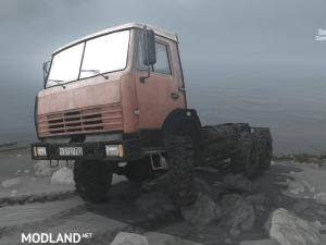 Original model Kamaz-65111 Truck - Spintires: MudRunner 