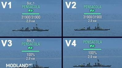 Informative markers 4 version WoWs [0.8.1]
